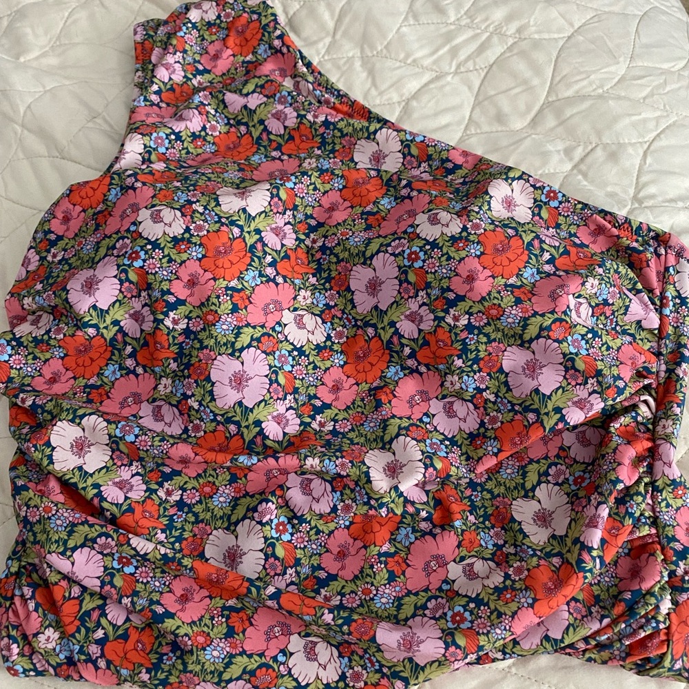 J Crew One Shoulder One Piece